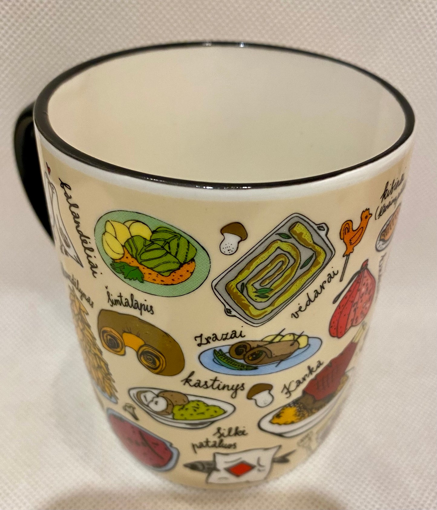 Coffee Mug - Lithuanian Food (0603)