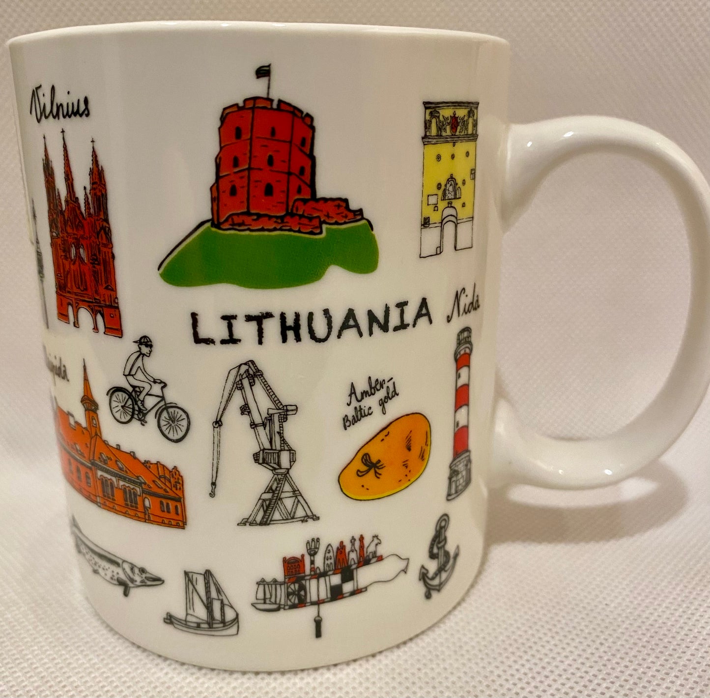 Coffee Mug - Lithuanian Sights (0604)