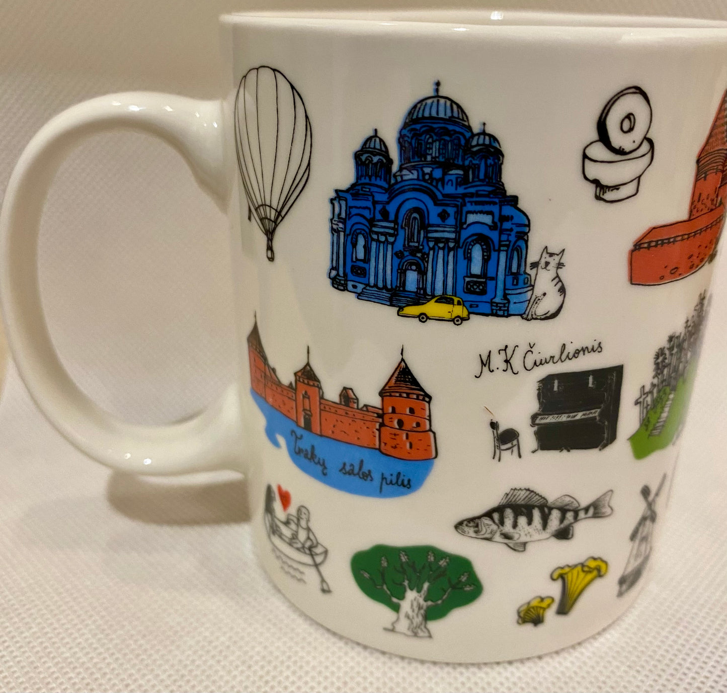 Coffee Mug - Lithuanian Sights (0604)