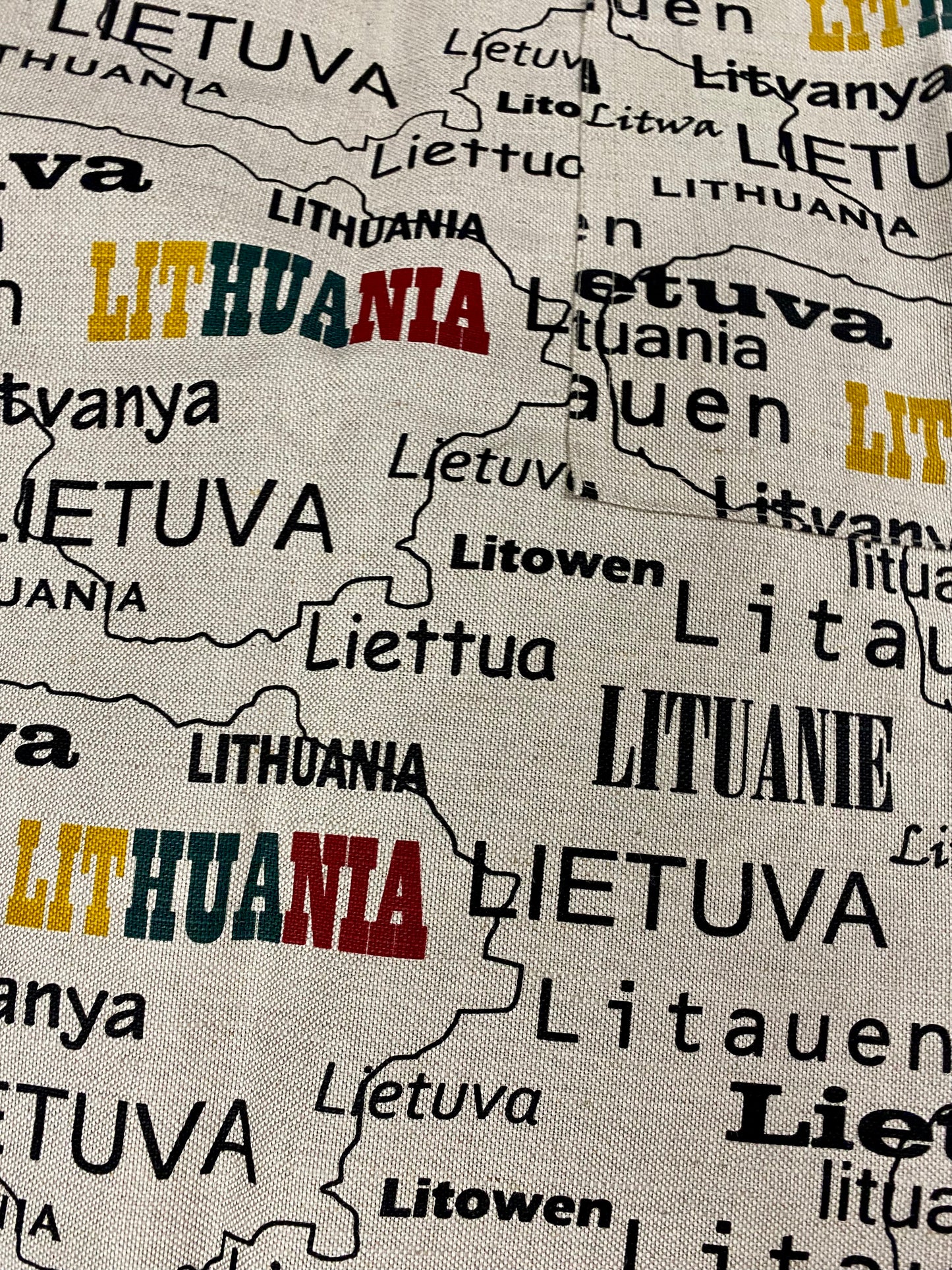 Chef's Apron - Lithuania Outline (0643)