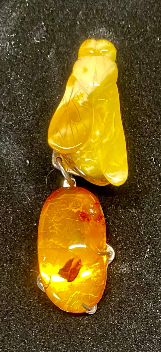 Baltic Amber Brooch/Pin (0661)