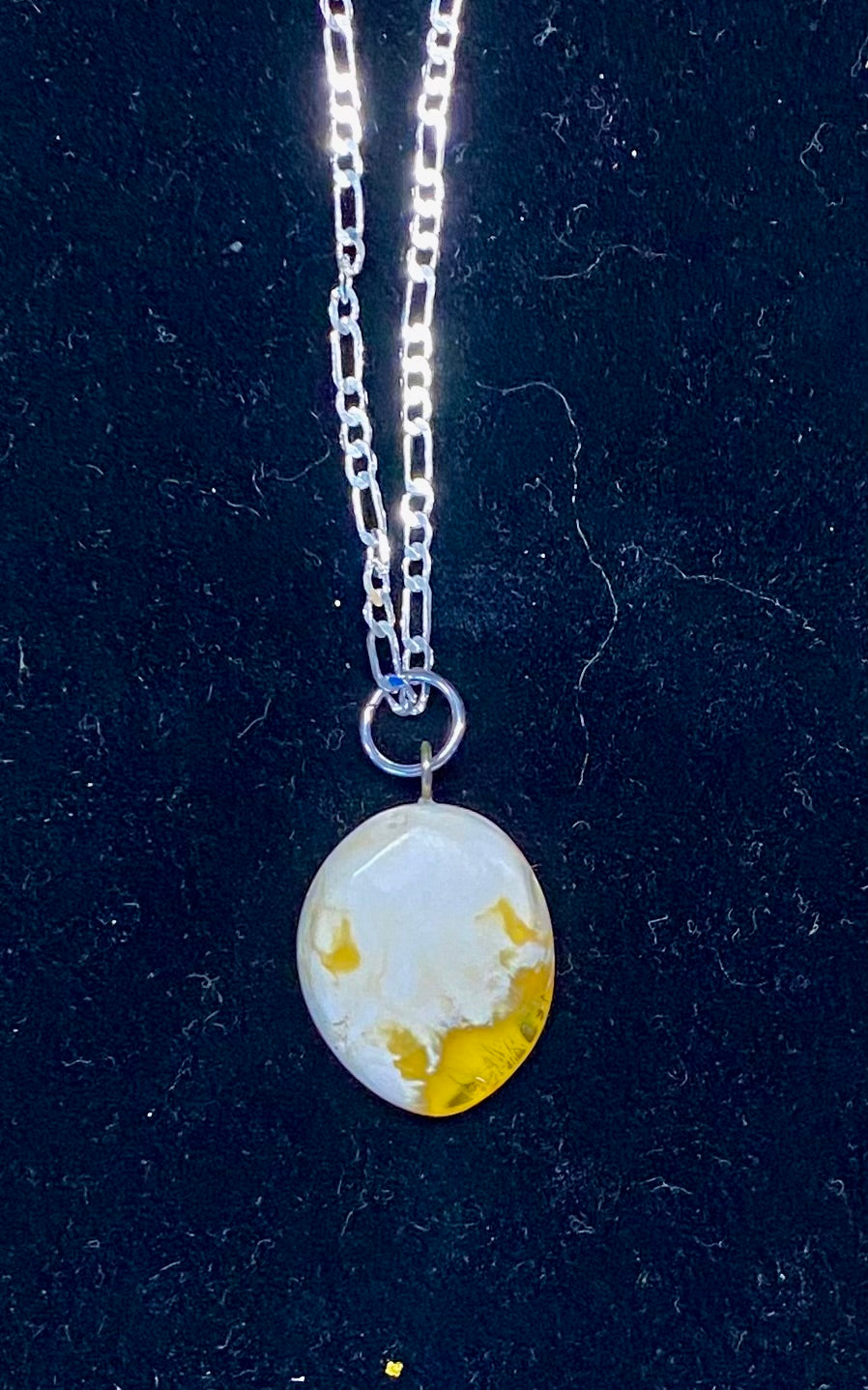 Amber Pendant on chain
