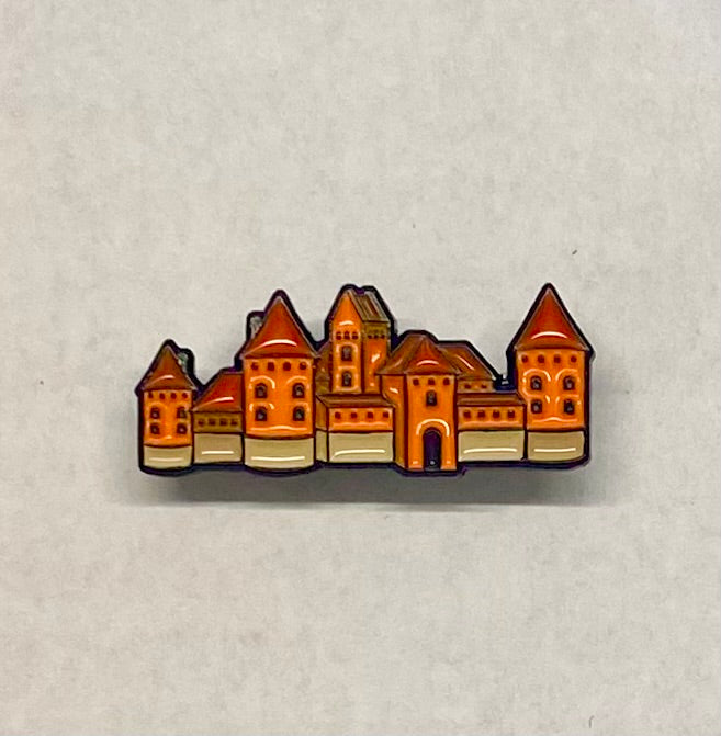 Lapel Pin - Trakai Island Castle