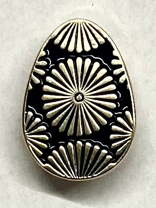 Lapel Pin - Margutis: Black & Gold