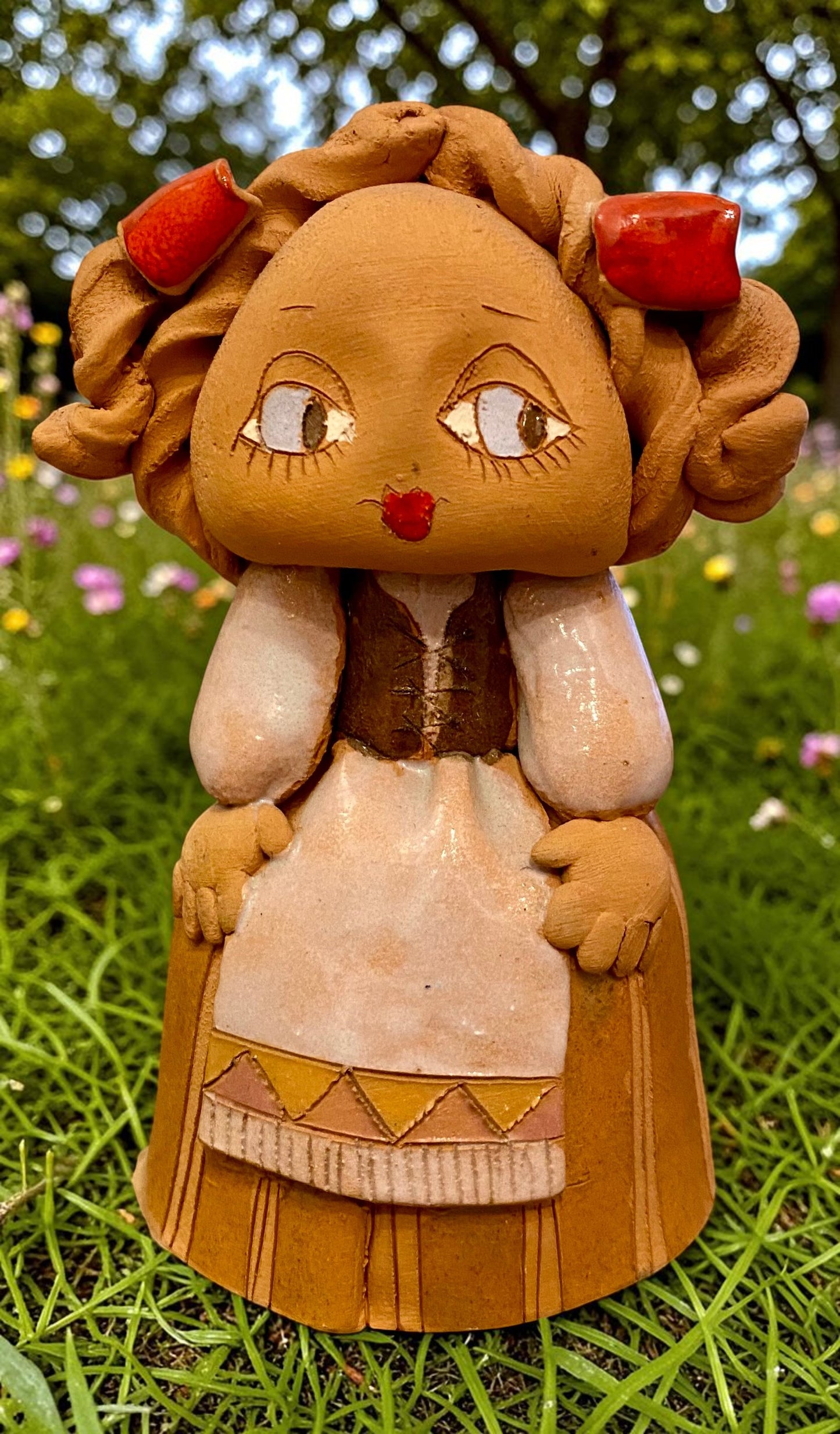 Ceramic Figurine - Lithuanian Girl in costume