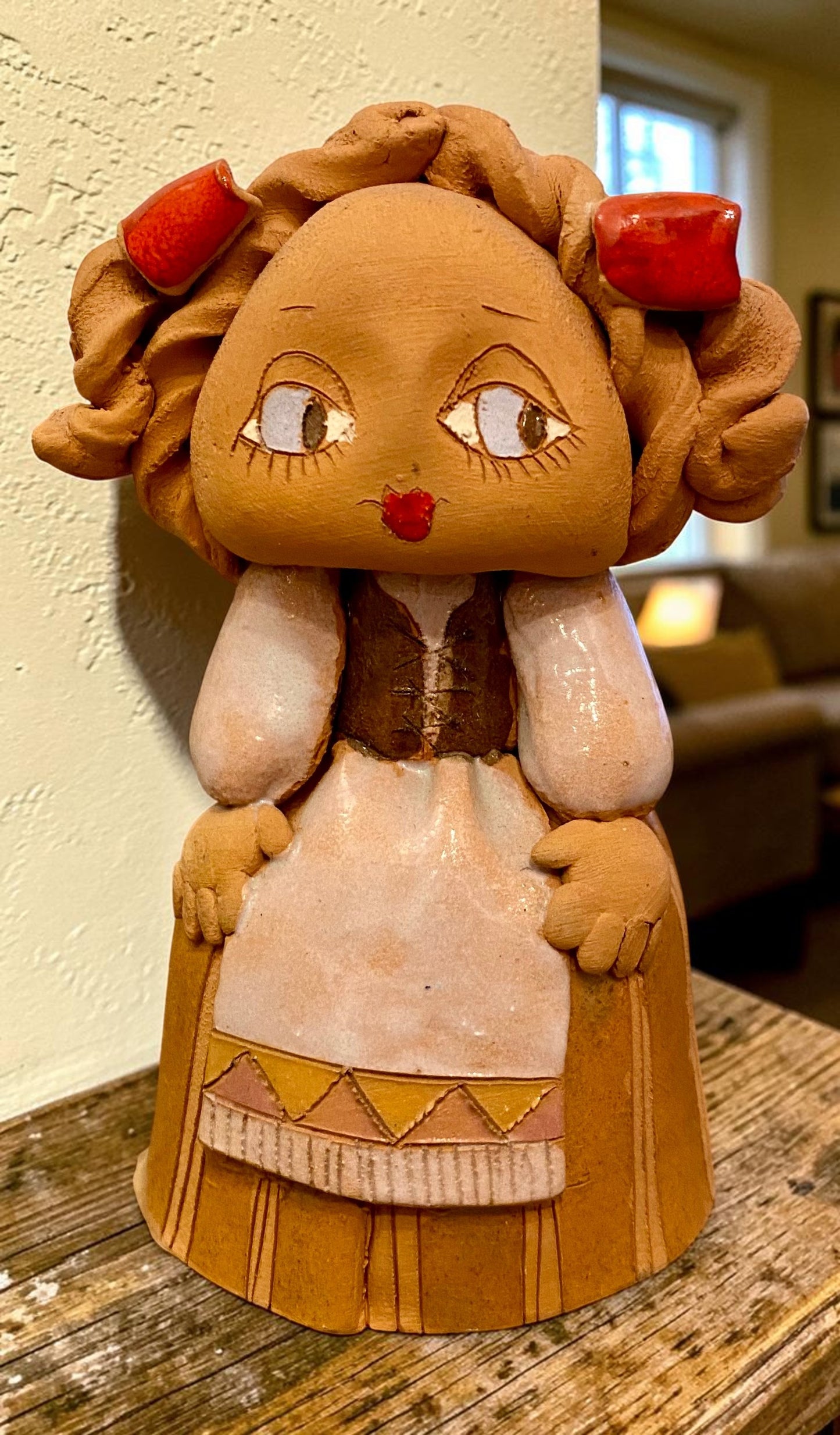 Ceramic Figurine - Lithuanian Girl in costume