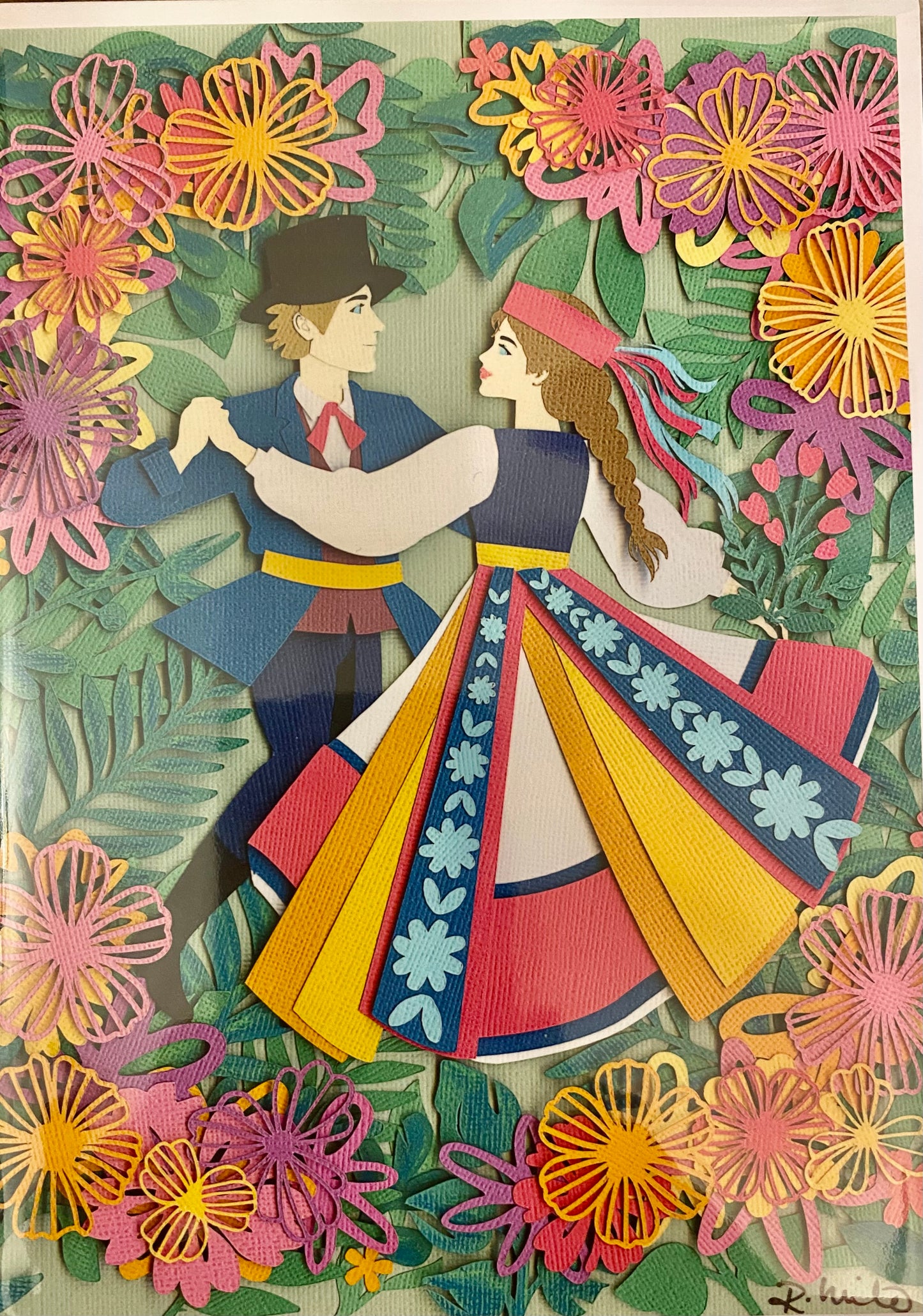 Lithuanian Dance Print by Rasa Milo (1)