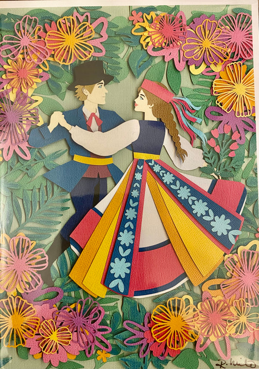 Lithuanian Dance Print by Rasa Milo (1)