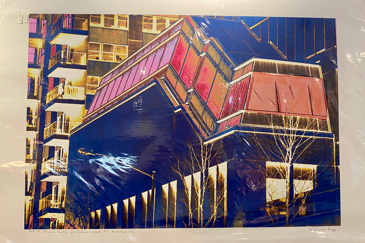 Algimantas Kezys Signed Lithograph. Ack H. Skirbal Center