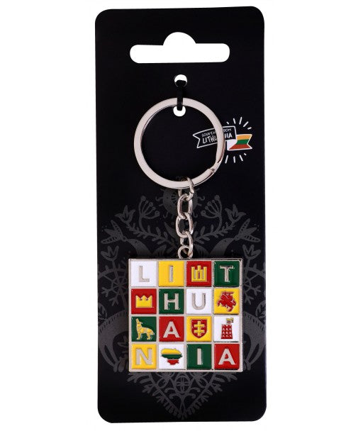 Keychain - Lithuania Tile