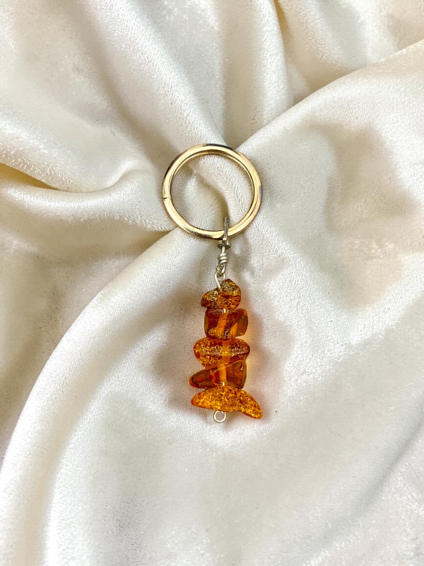 Key Chain - Natural Amber