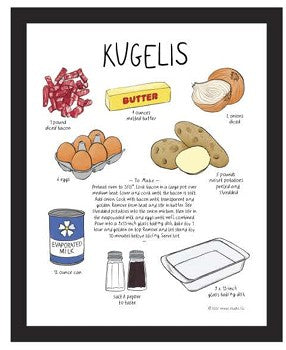 Art Print: Kugelis Recipe