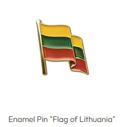 Lapel Pin - Lithuania Flag