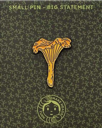 Lapel Pin - Chanterelle Mushroom