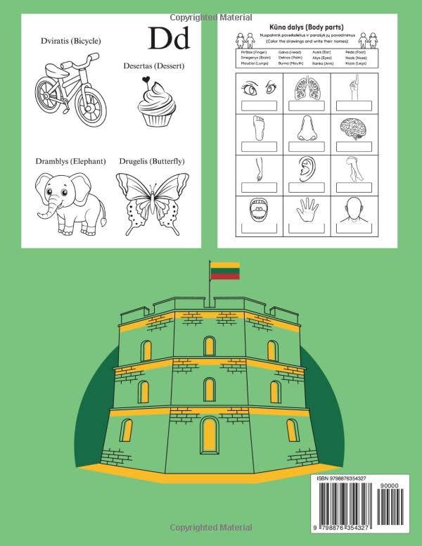 My First Lithuanian Coloring & Activity Book