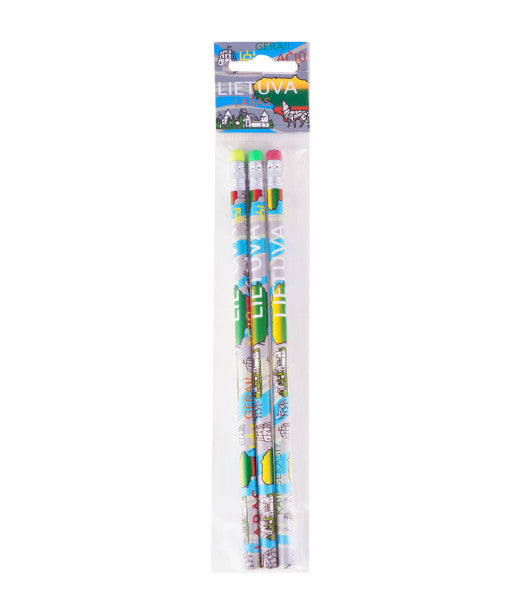 Pencil set Lietuva Ačiū