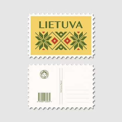 Postcard - Post Stamp Lietuva