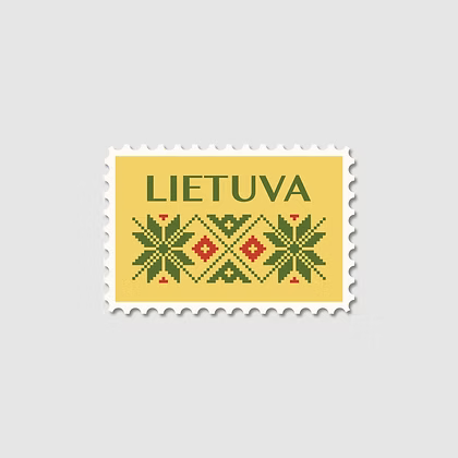Postcard - Post Stamp Lietuva