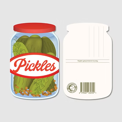 Postcard - Pickle Jar