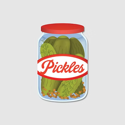 Postcard - Pickle Jar