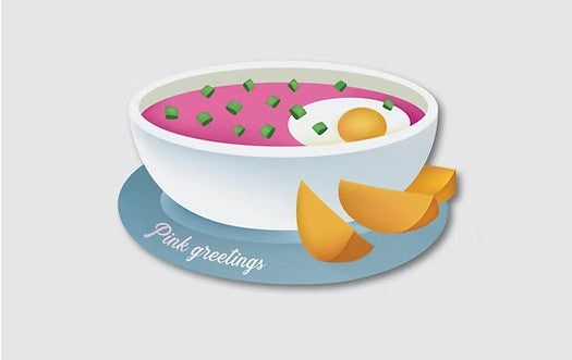 Postcard - Beet Soup