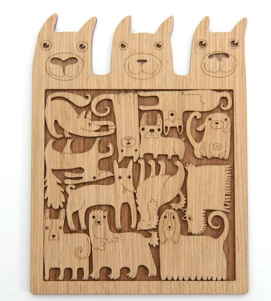 Puzzle / Coaster: Loving Dogs