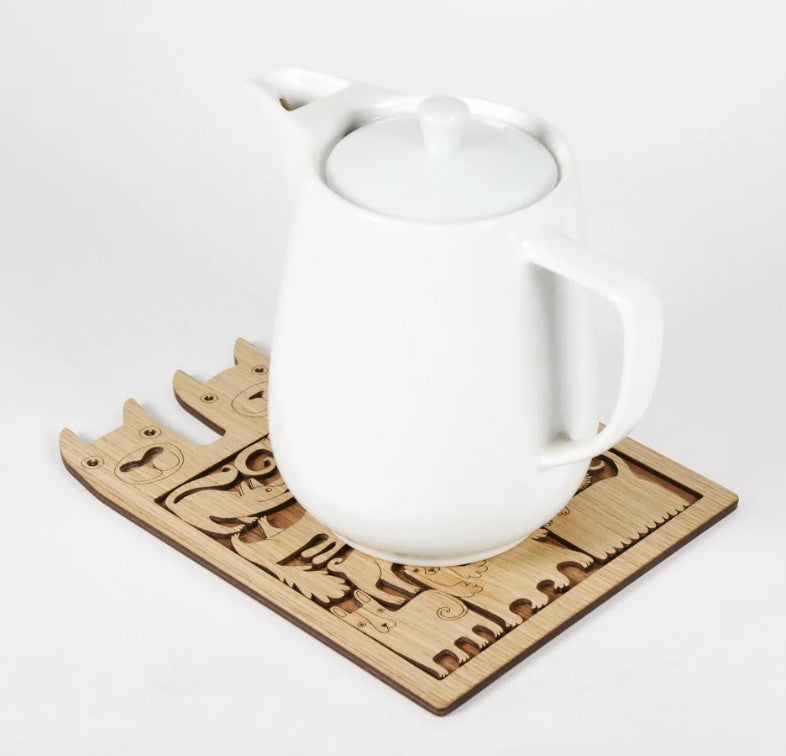 Puzzle / Coaster: Loving Dogs