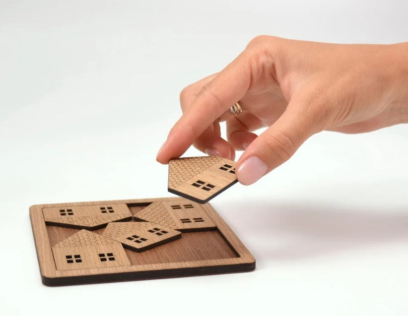 Puzzle / Coaster: Square Street