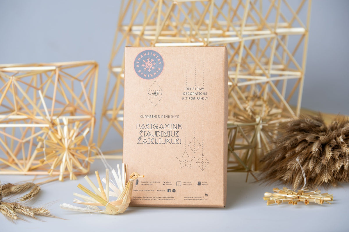 Make Your Own Straw Toys Straw Ornament Kit