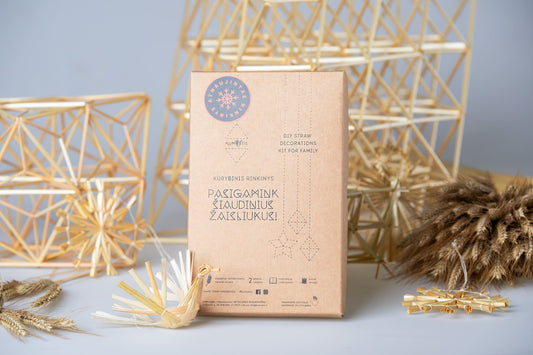 Make Your Own Straw Toys Straw Ornament Kit