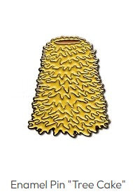 Tree Cake Lapel Pin