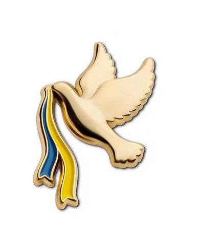 Lapel Pin - Ukraine Peace Dove