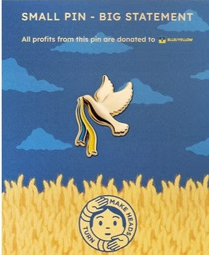 Lapel Pin - Ukraine Peace Dove
