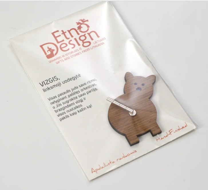Woody Ruties: Magnetic instrument Squeaky Piglet