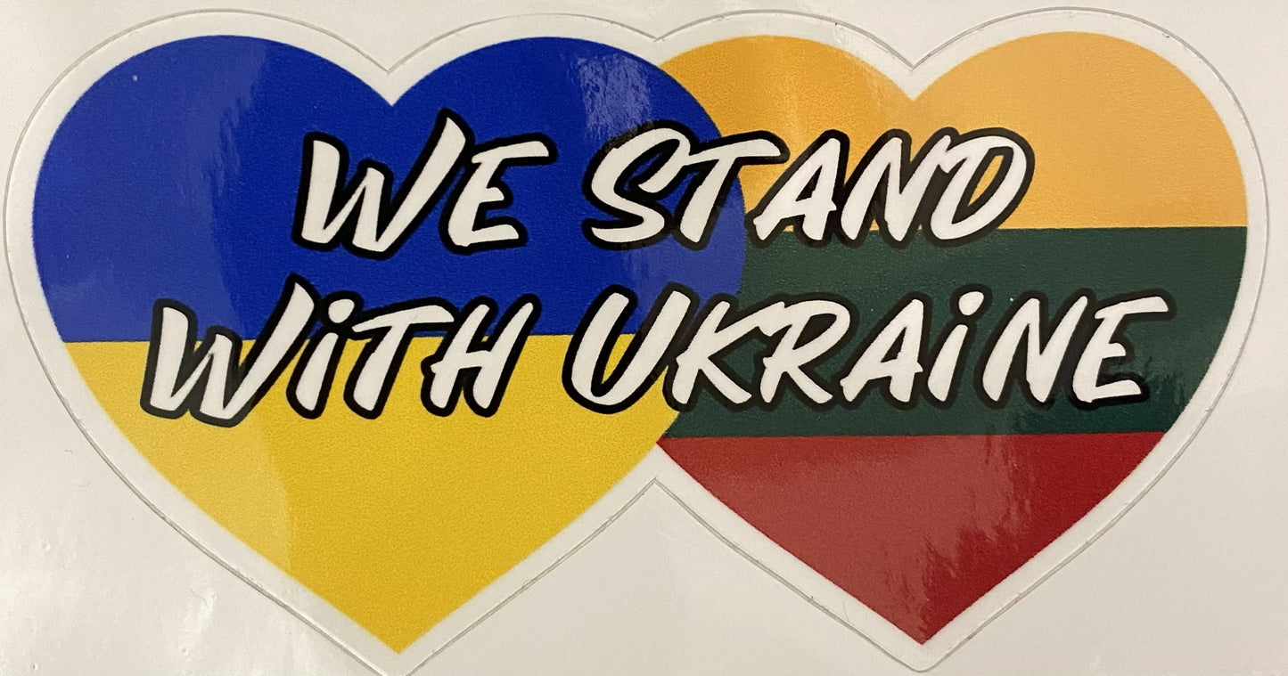 Stickers - We Stand with Ukraine