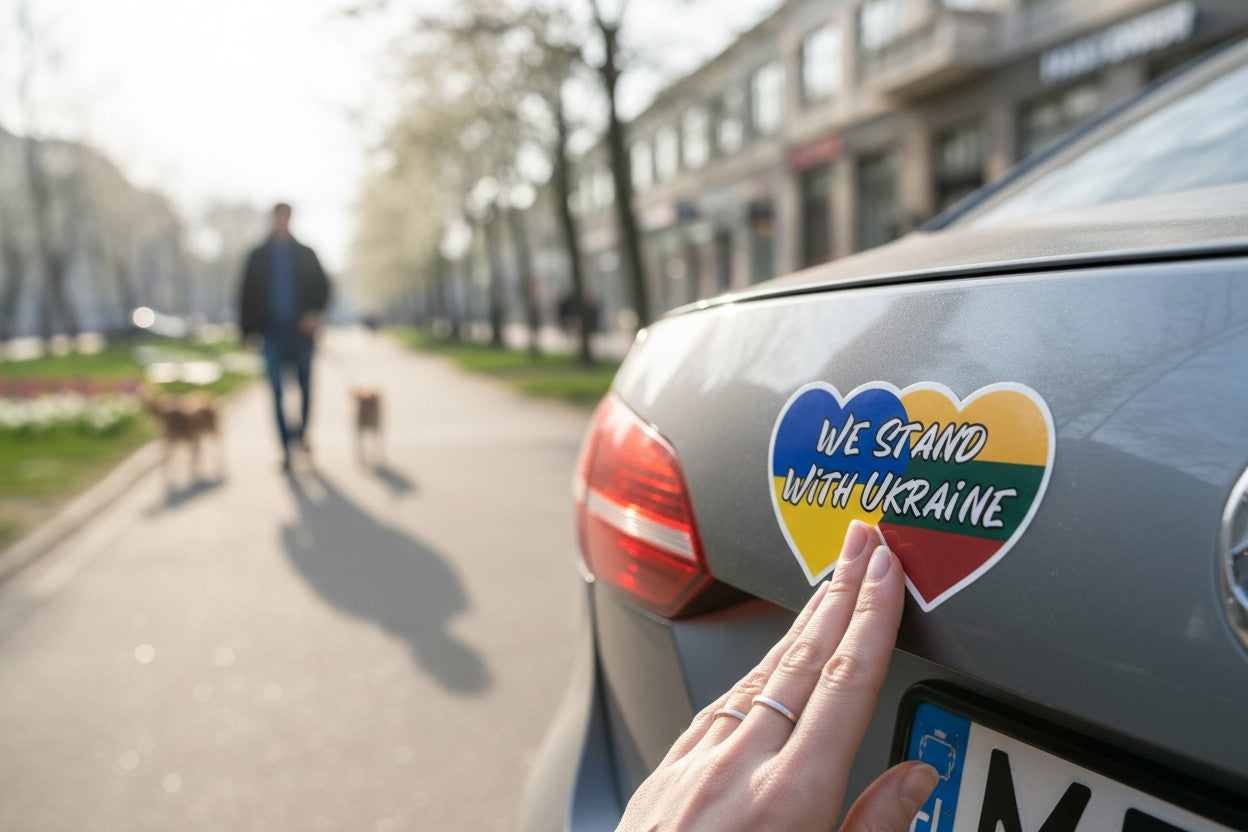 Stickers - We Stand with Ukraine