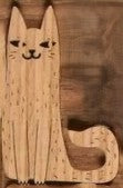 Woody Ruties: Cat (Magnet)