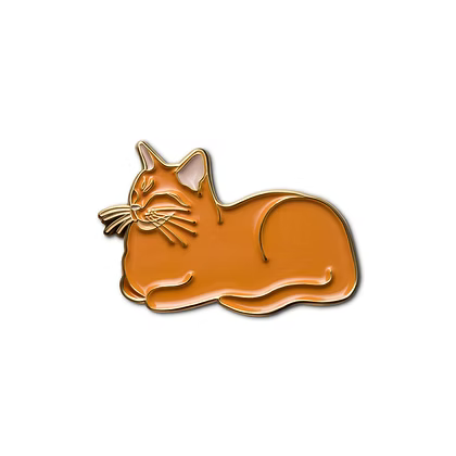 Lapel Pin - Cat loaf