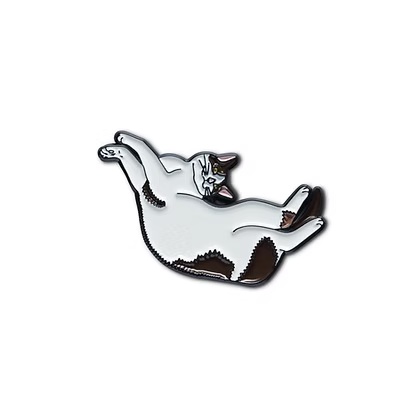 Lapel Pin - Look At Me! Cat