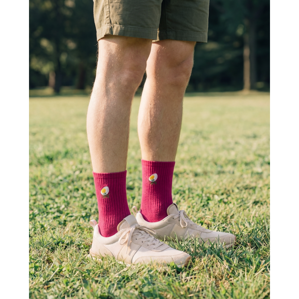 Socks: Beet It Pink