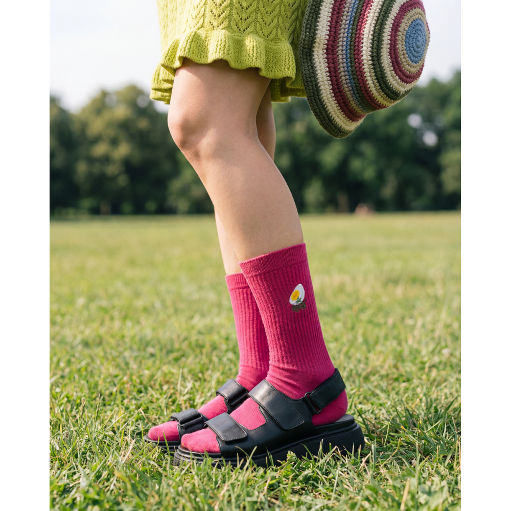 Socks: Beet It Pink