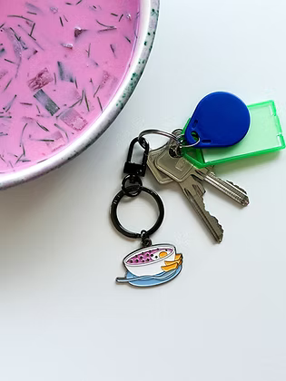 Key Chain - Pink Cold Soup