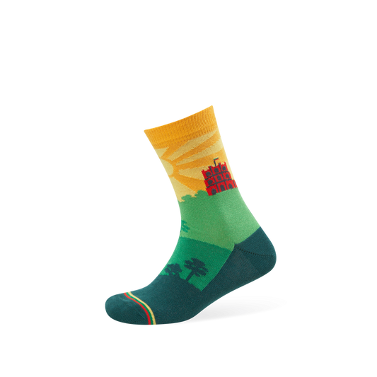 Socks: "LT peizažas" (Lithuania Landscape)