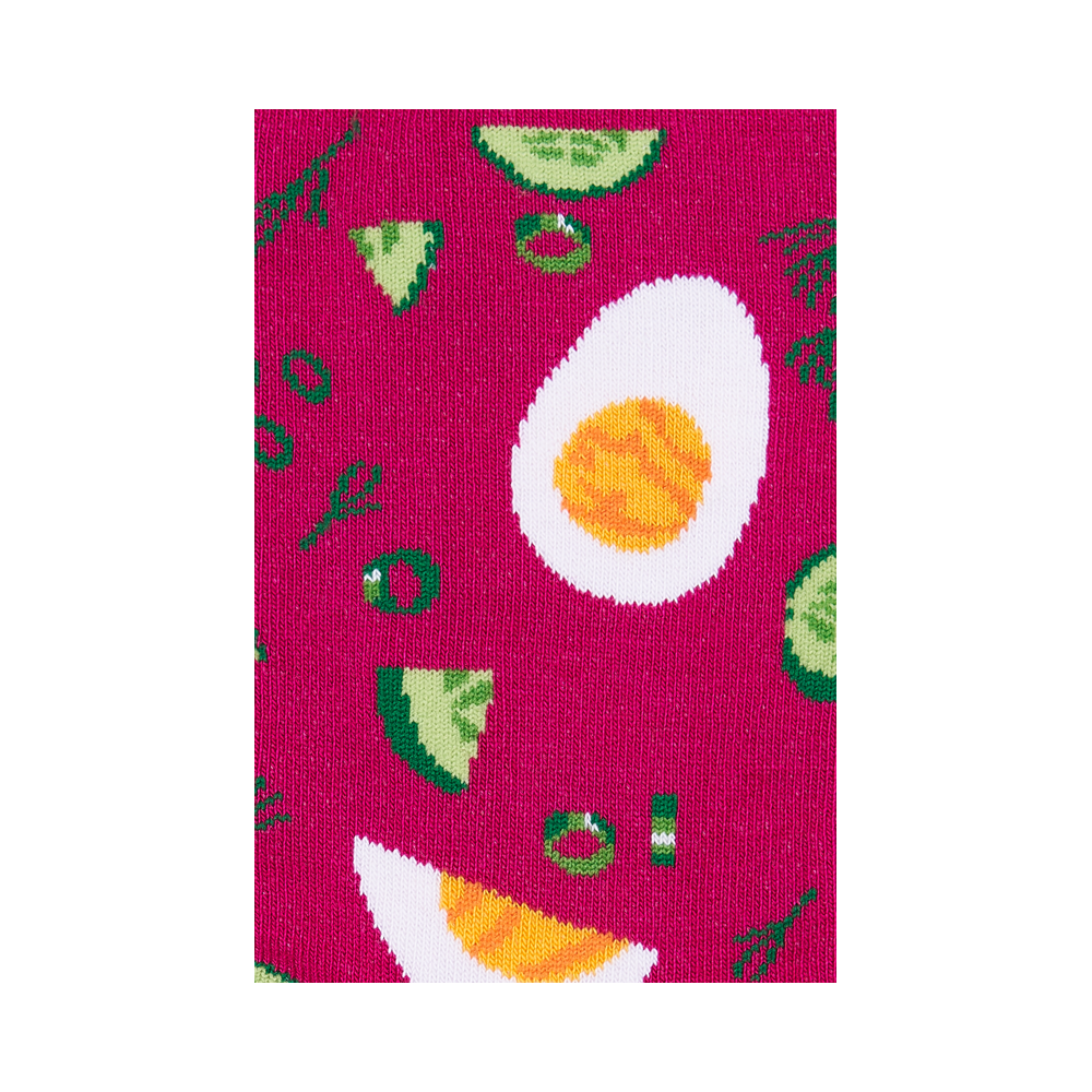 Socks: "Šaltibarščiai" (Beet Soup)