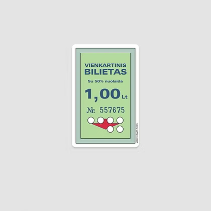 Stickers - Bus Ticket