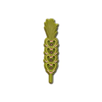 Lapel Pin - Verba (Khaki)