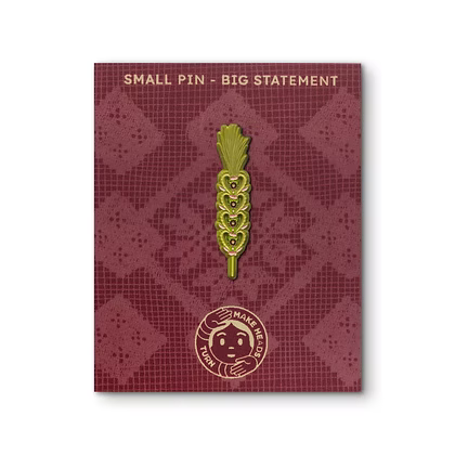 Lapel Pin - Verba (Khaki)