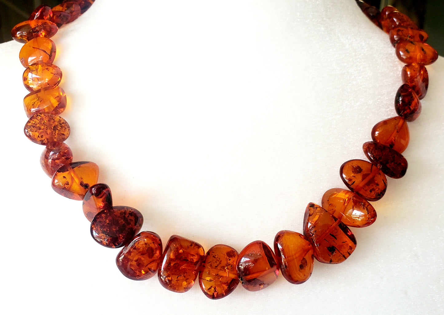 Natural Cognac Baltic Amber Necklace (0794)