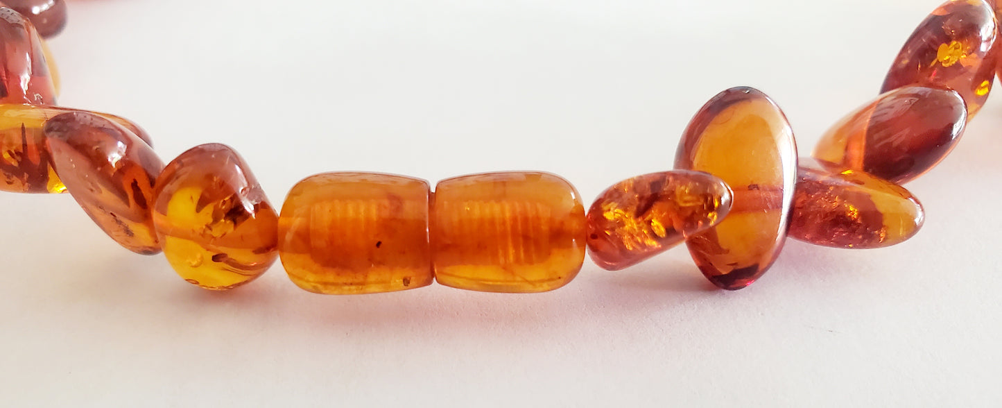 Natural Cognac Baltic Amber Necklace (0794)