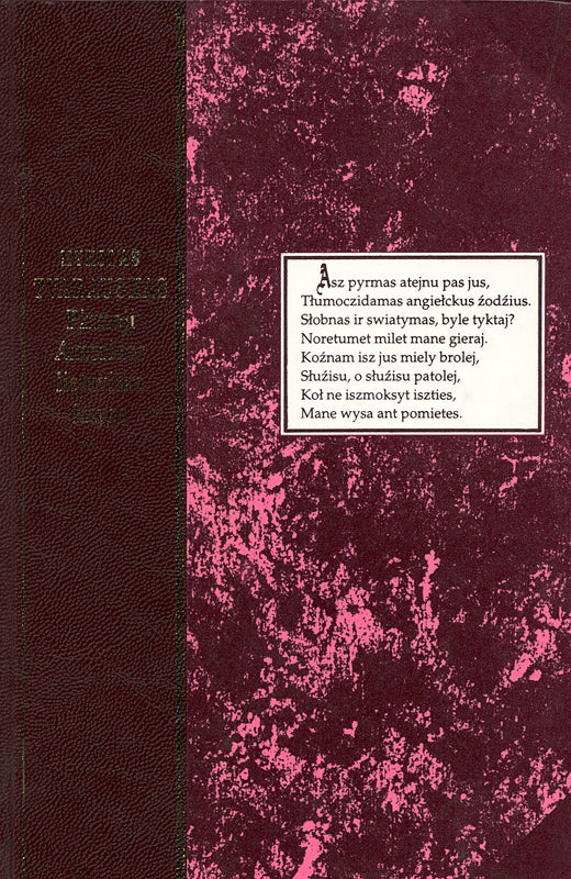 The First Lithuanian Book in America / Pirmoji Amerikos lietuviška knyga (0198)